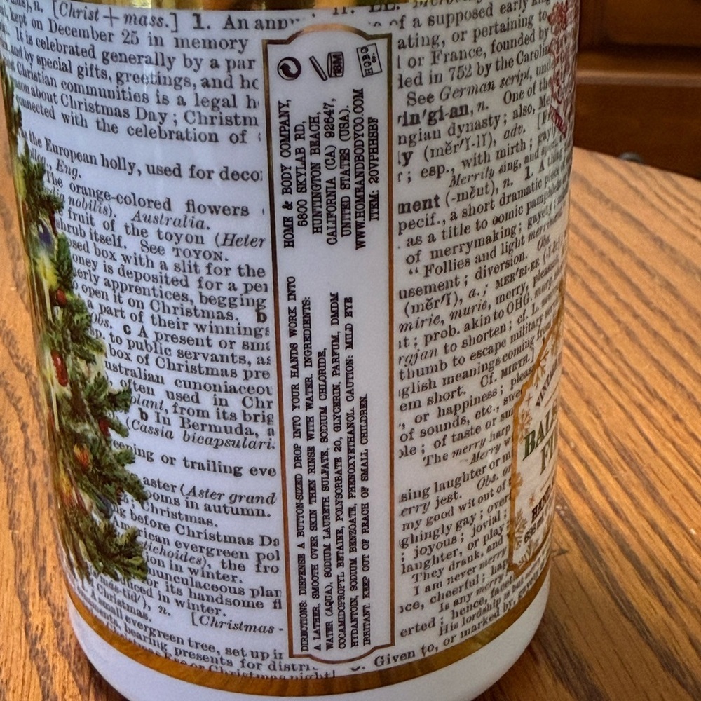 Vintage Press Balsam Fir Hand Soap Christmas Holiday Winter New - Picture 3 of 6